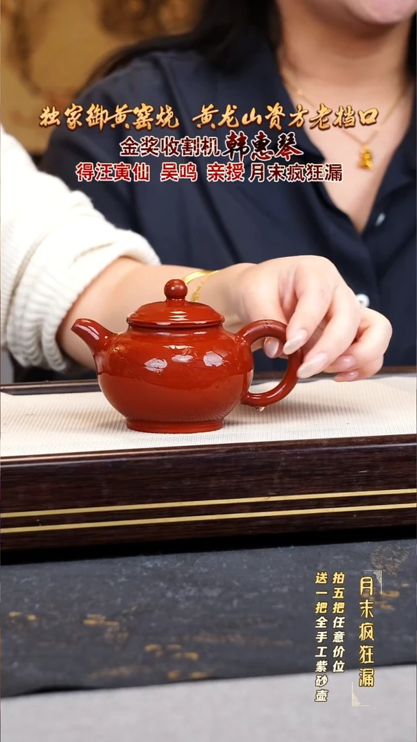 宜兴原矿紫砂壶韩惠琴