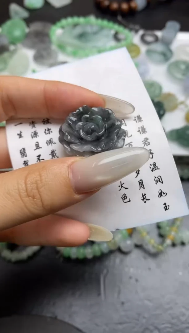 定制翡翠未镶嵌翡翠毛货~