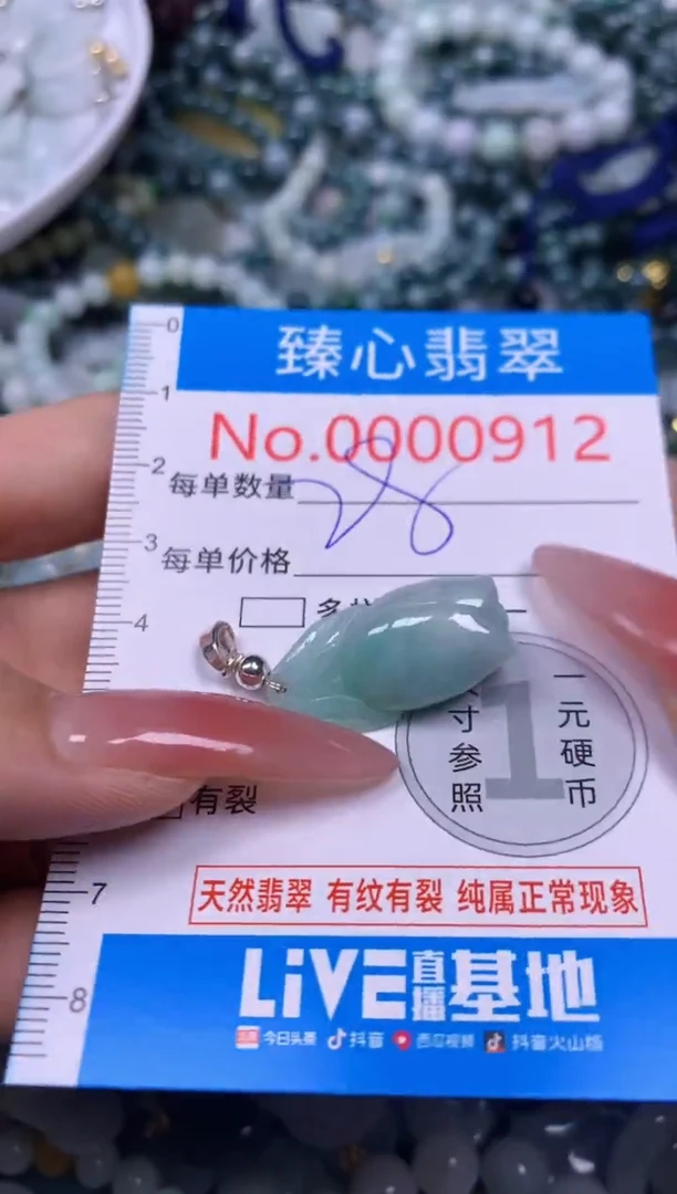 【闪购商品】翡翠颈饰未镶嵌含绳000912