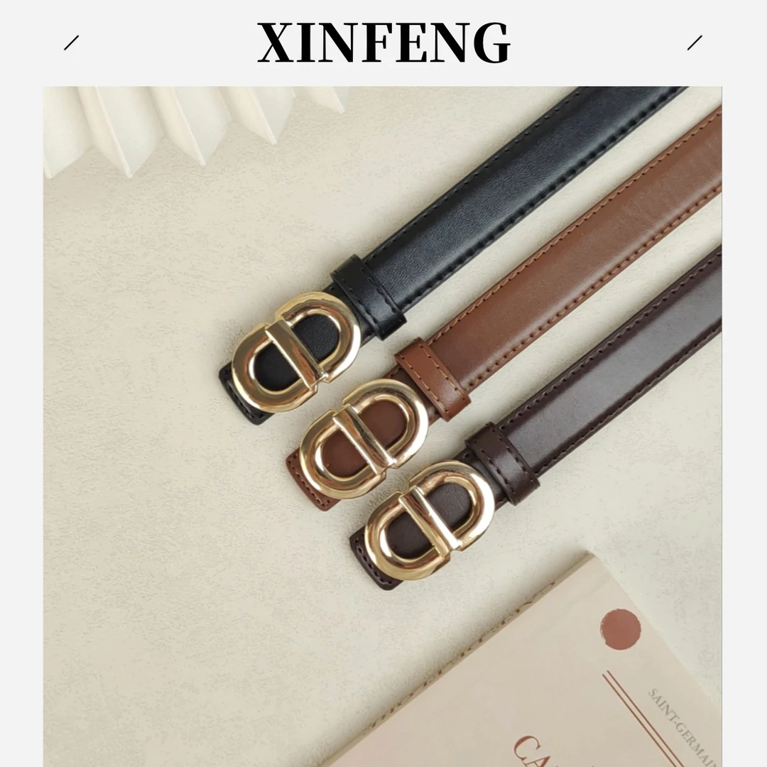皮带女款百搭精致真皮裙子简约2025新款休闲韩版牛仔裤腰带平滑扣