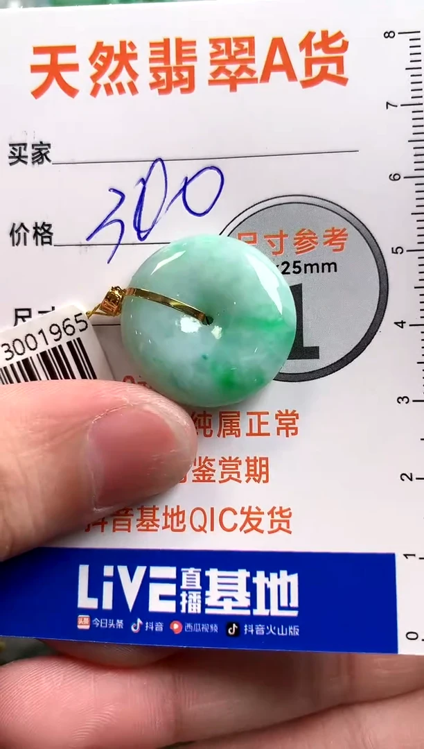【闪购商品】翡翠颈饰18K金镶嵌0111419131