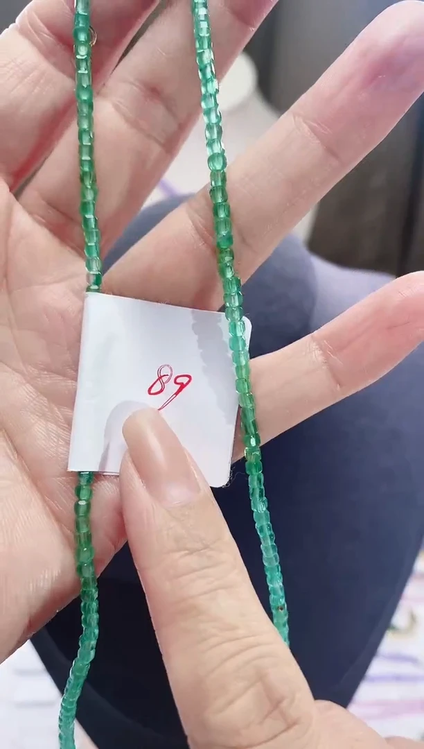 【闪购商品】祖母绿项链14K金镶嵌诗颜甄选珠宝SYZB89