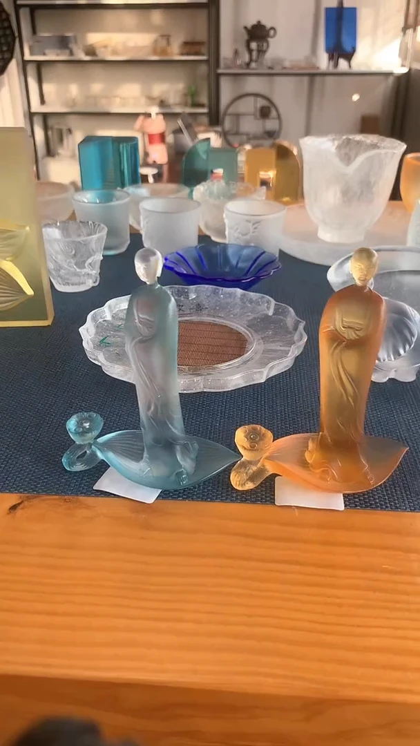 【闪购商品】茶盏灵心香器琉璃颜色备注