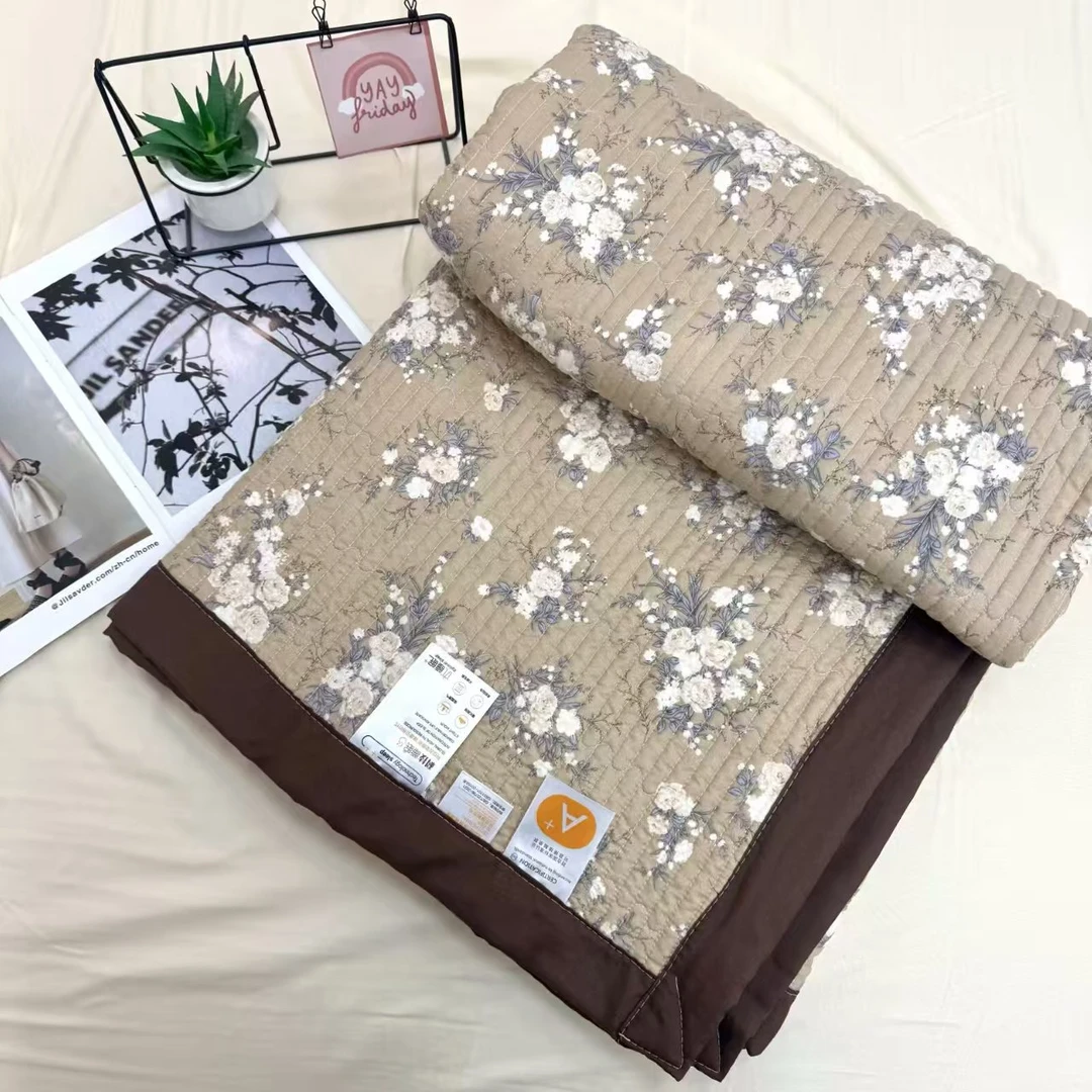 数码印花水洗棉床盖--梦归田园200*230