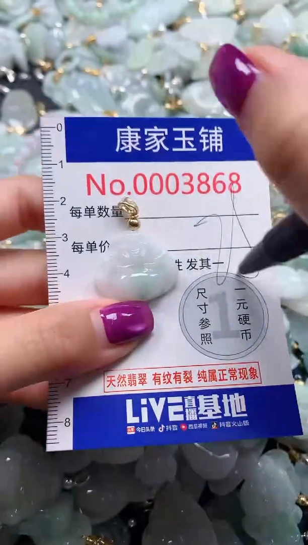 颈饰未镶嵌翡翠3868