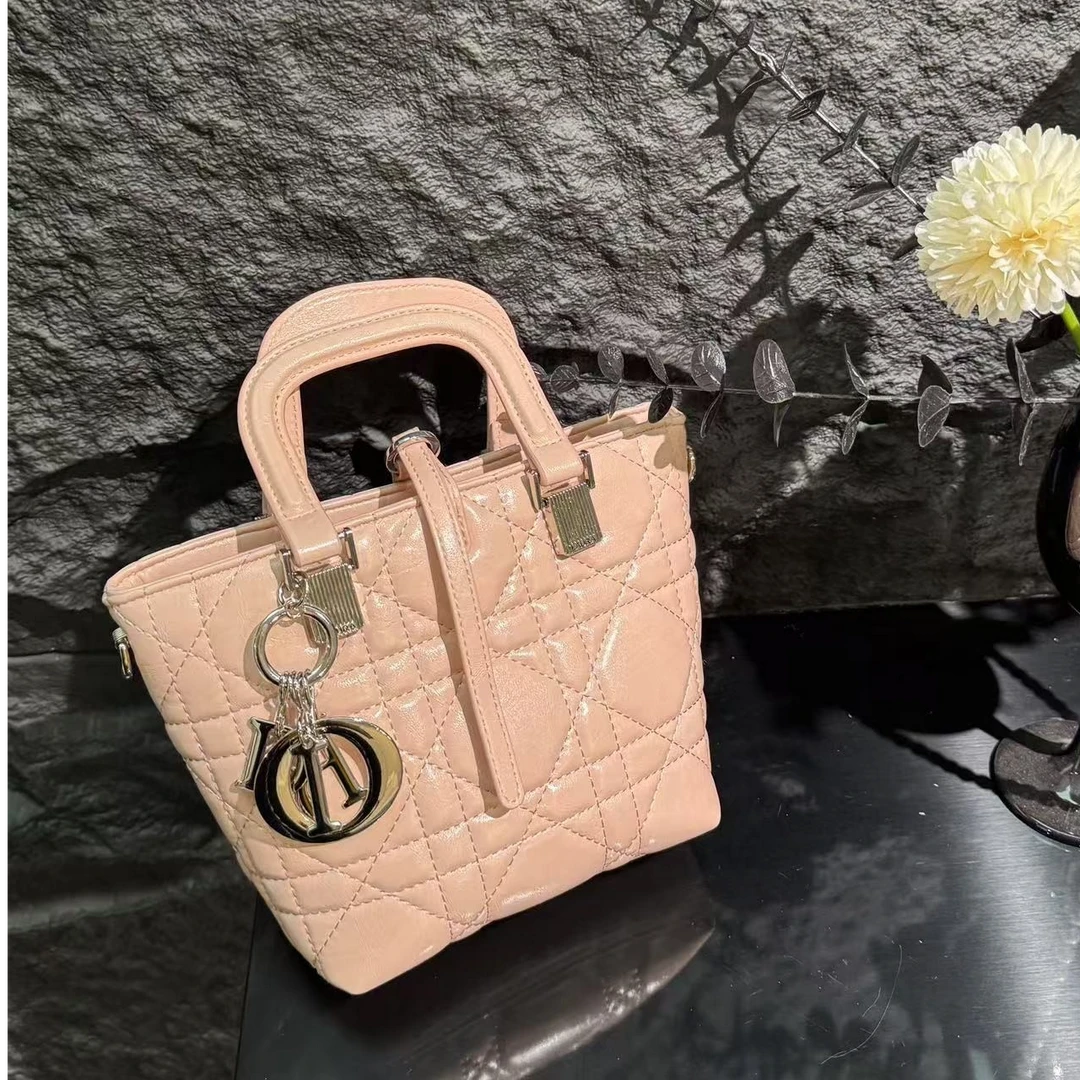 芝麻集】SD-5376-半桃粉RAIN.CUN简约百搭腋下斜跨轻奢女包