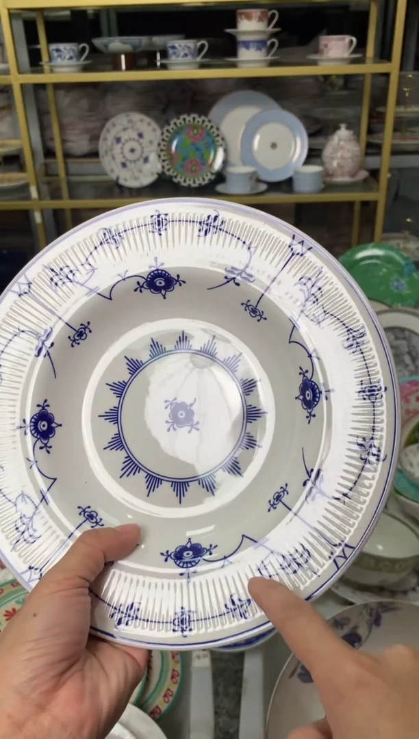 【闪购商品】瓷片陶瓷原单CC023餐具1个汤盘