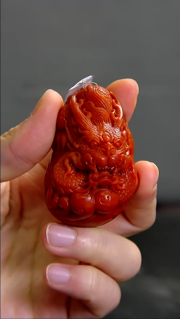 未镶嵌雕刻南红玛瑙002ZB1210产品一个