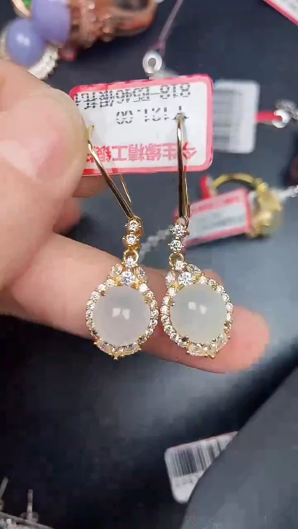 银S925镶嵌戒指翡翠3310