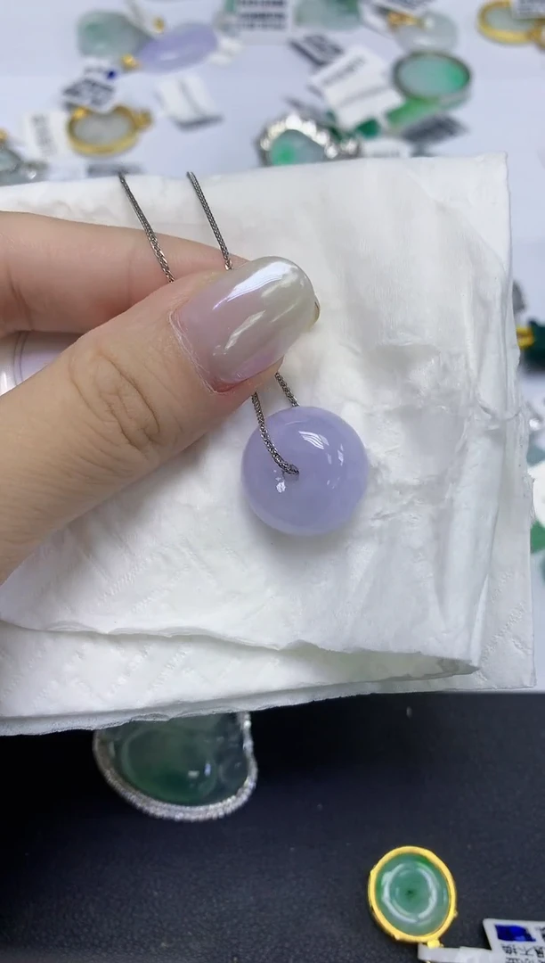 颈饰未镶嵌翡翠天然缅甸翡翠A货多样性发一件