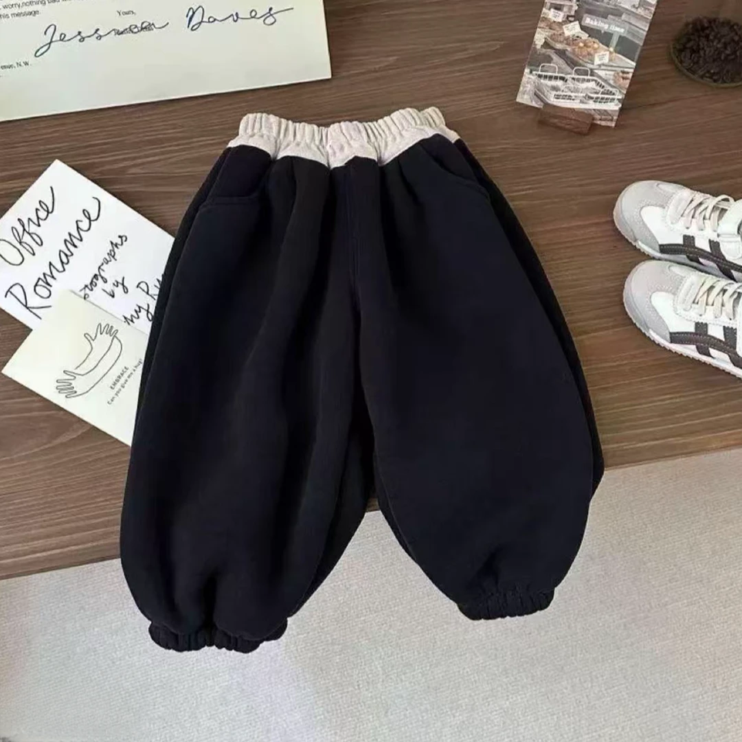 K736儿童加绒卫裤