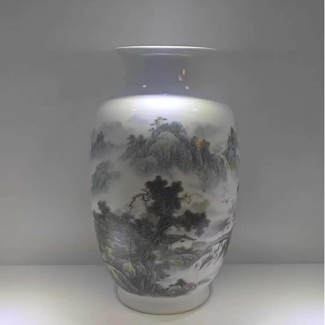 景德镇江南忆冬瓜瓶中号