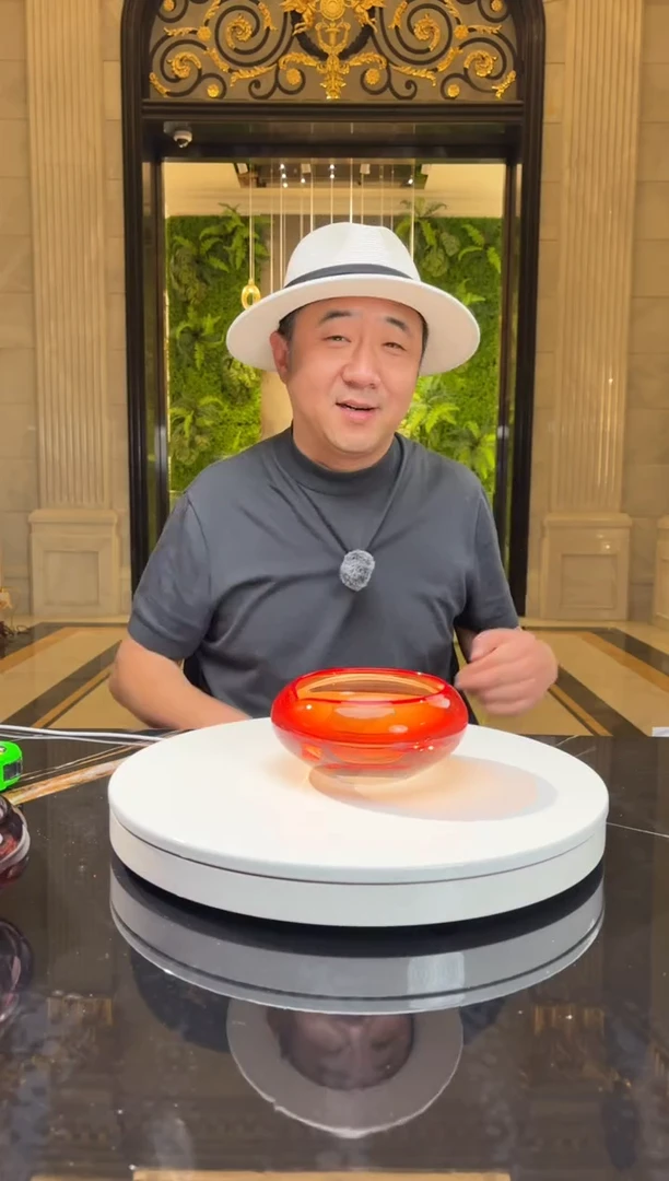 【闪购商品】摆件AJ01001红色小烟灰缸
