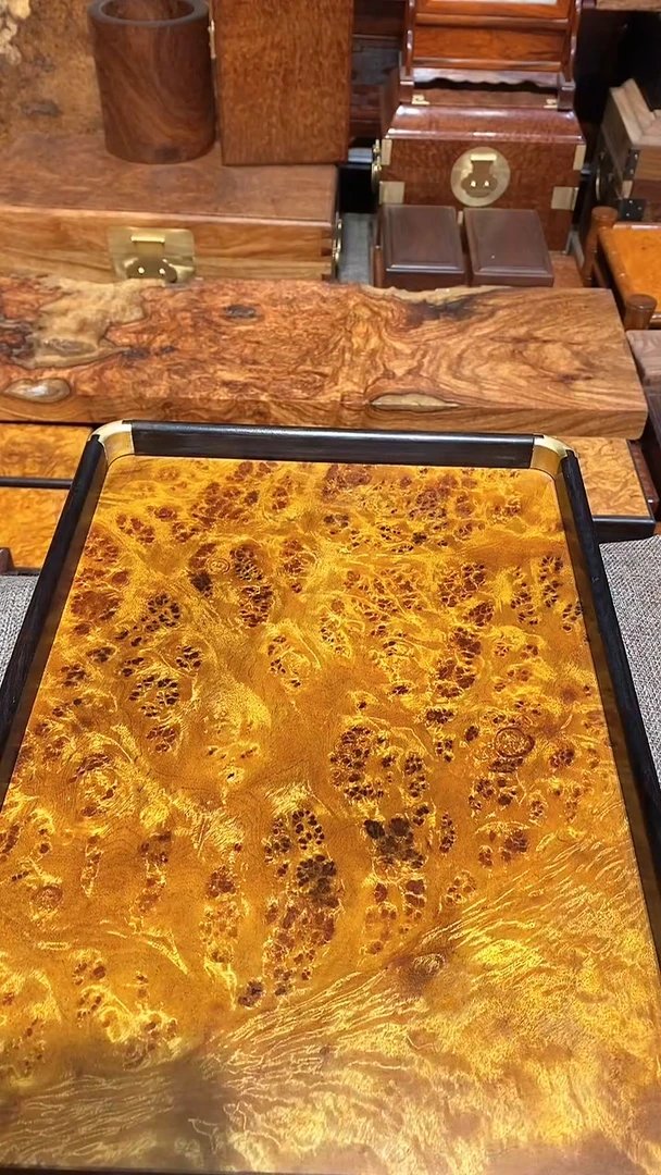 香樟木大茶盘一个