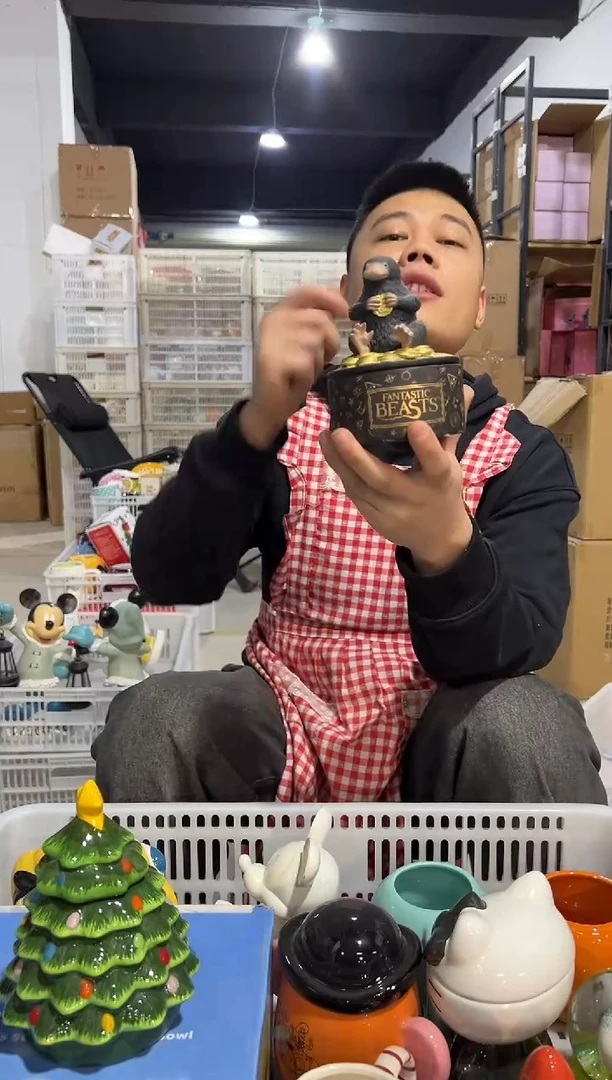 【闪购商品】杯陶瓷嗅嗅首饰盒