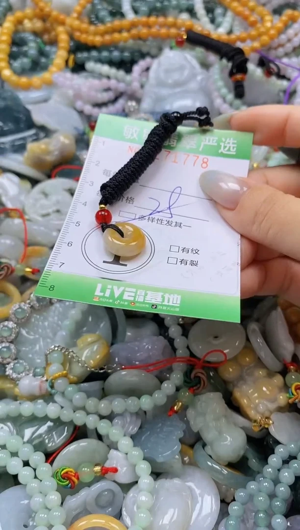 翡翠未镶嵌颈饰闪购0271778多样性发其一