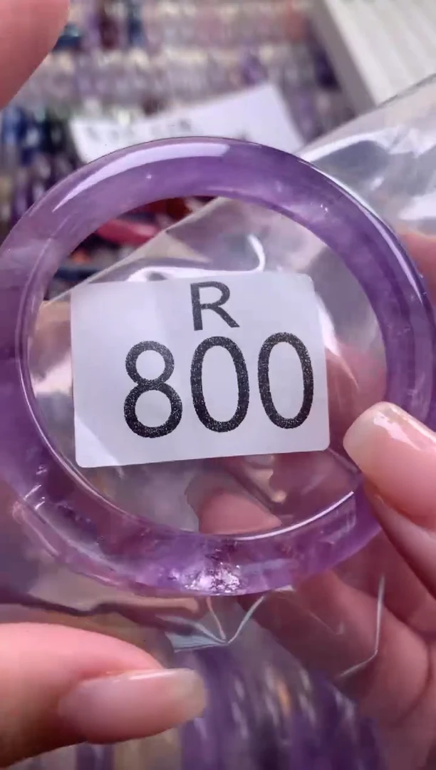 水晶珠宝半成品未镶嵌水晶手镯800-55