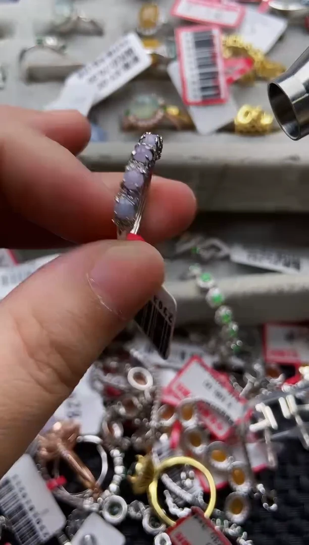 【闪购商品】翡翠戒指银S925镶嵌2222222-2