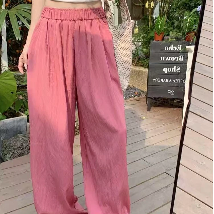 D5566新款2025春季爆款舒适百搭设计感休闲山本裤女多色可选