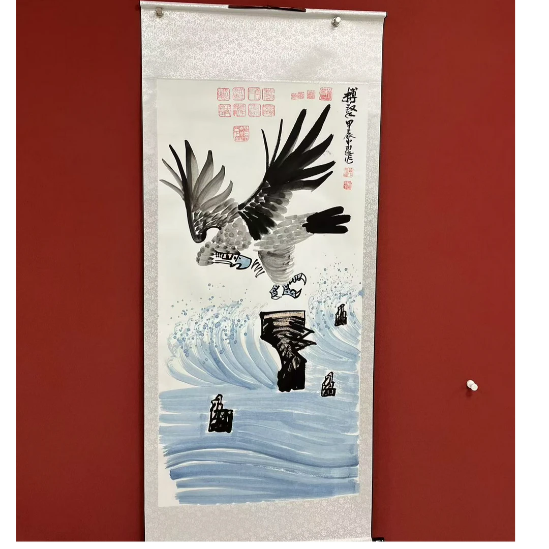 孙中翠书法绘画作品--（搏击）