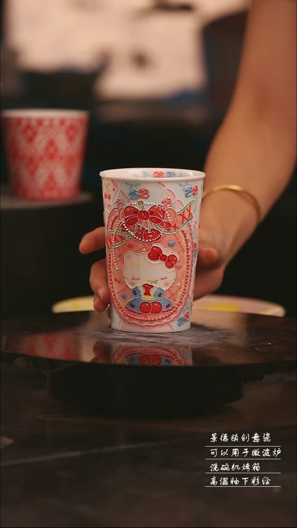 陶瓷景德镇可爱设计师款陶瓷