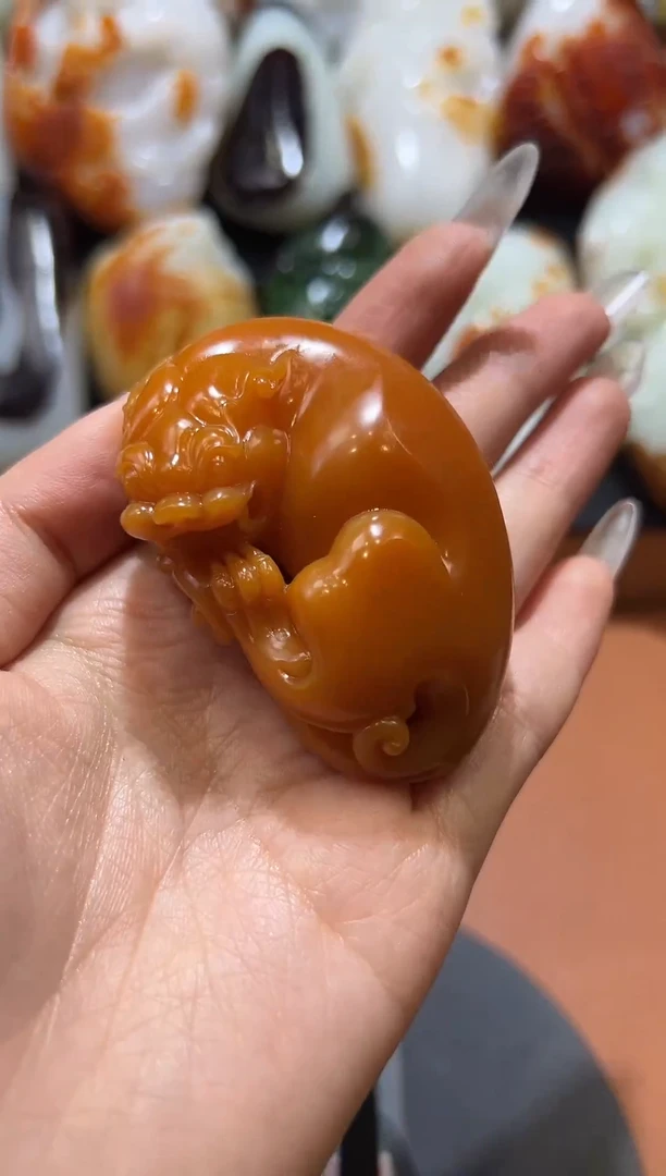 未镶嵌和田玉把件金****宝和田玉