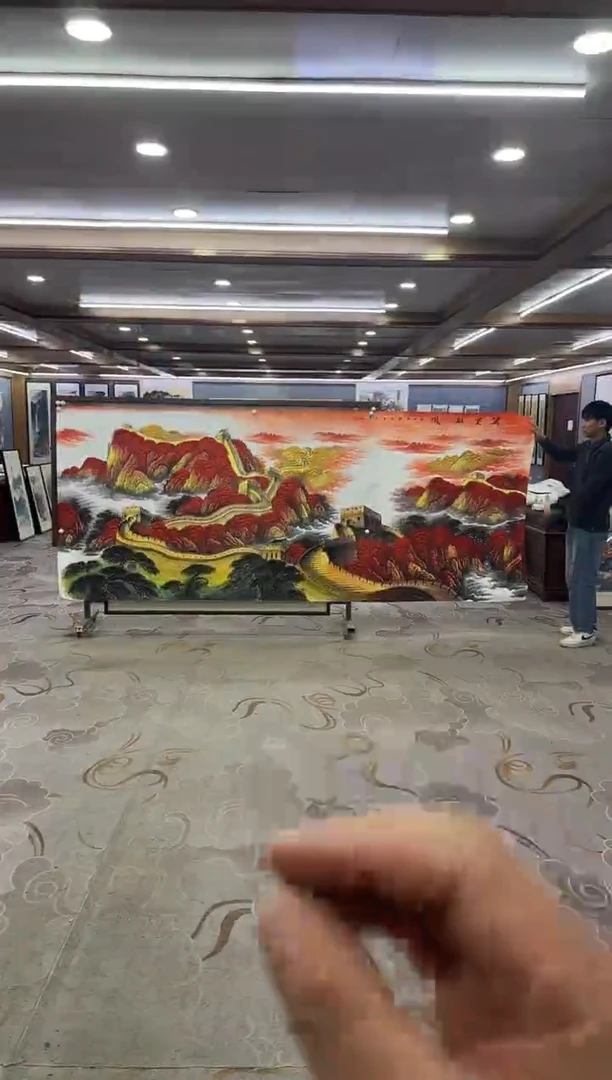 绘画Y-王红兵-大丈二-山水画