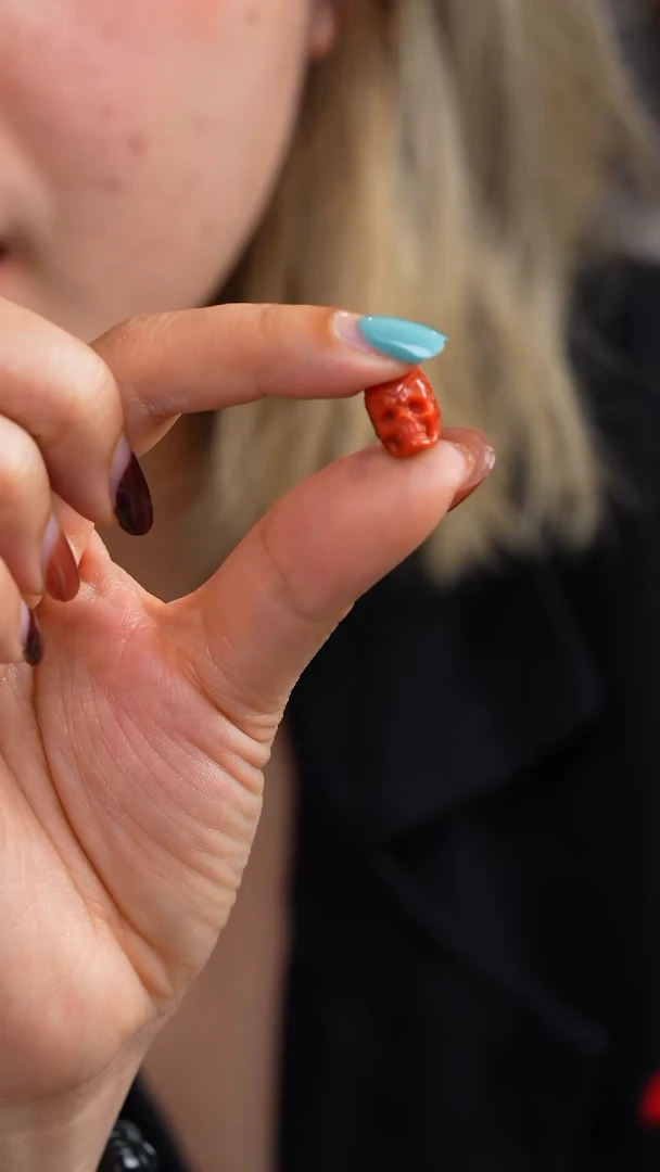 南红玛瑙单珠未镶嵌阿呆单珠