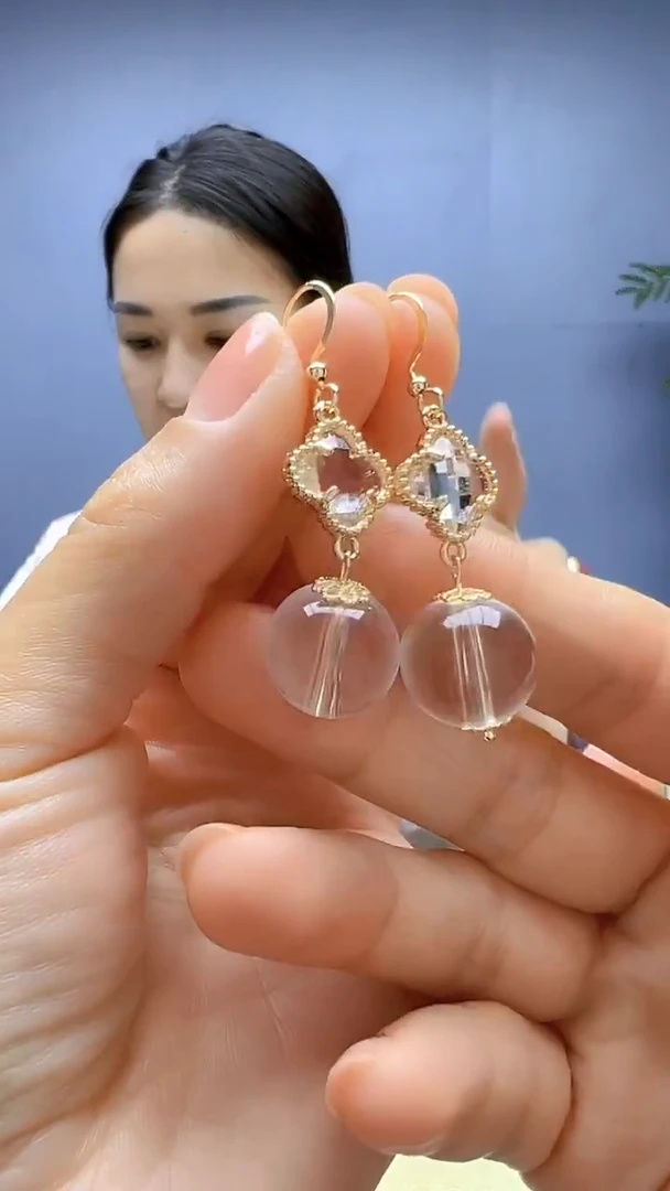 颈饰14K金镶嵌水晶随昔diy颈饰