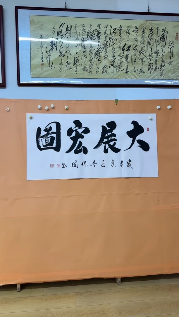 书法大展宏图作品
