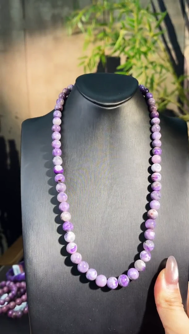 苏纪石（舒俱来）未镶嵌项链k金南非舒俱来老矿