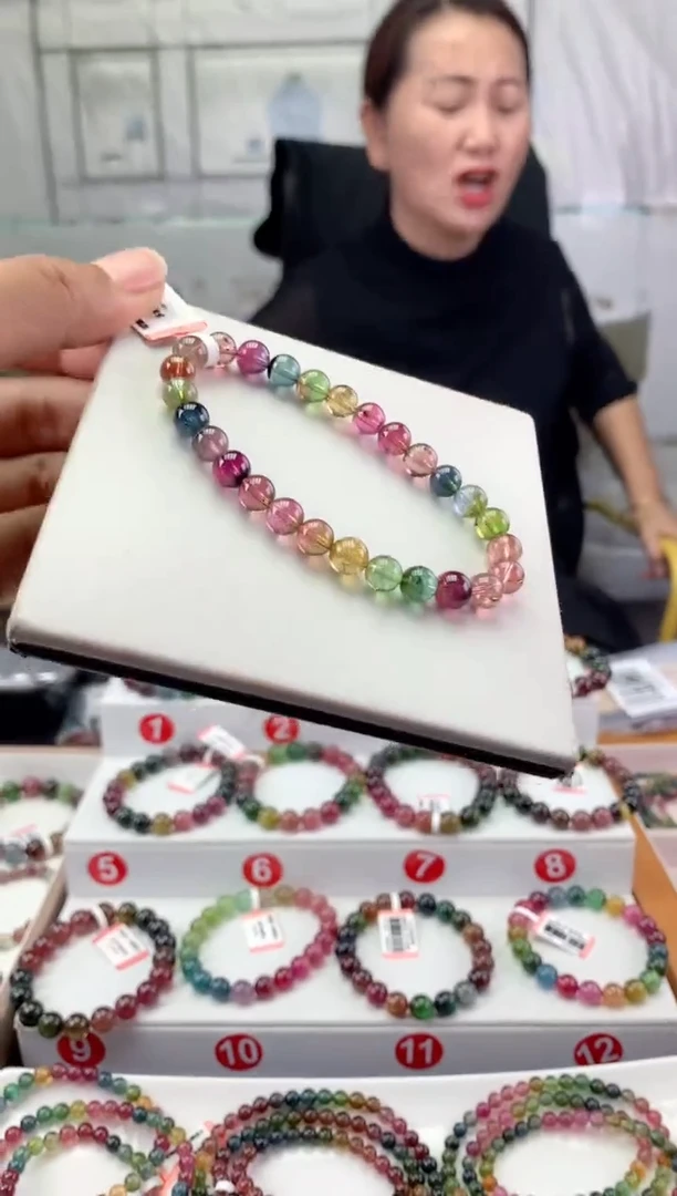 未镶嵌手串碧玺 多样性发一条