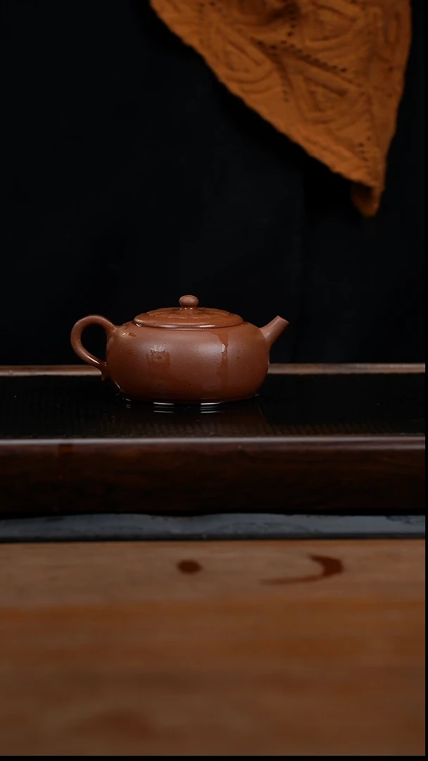 茶壶紫砂180cc玉成窑原矿段泥鹿鸣15