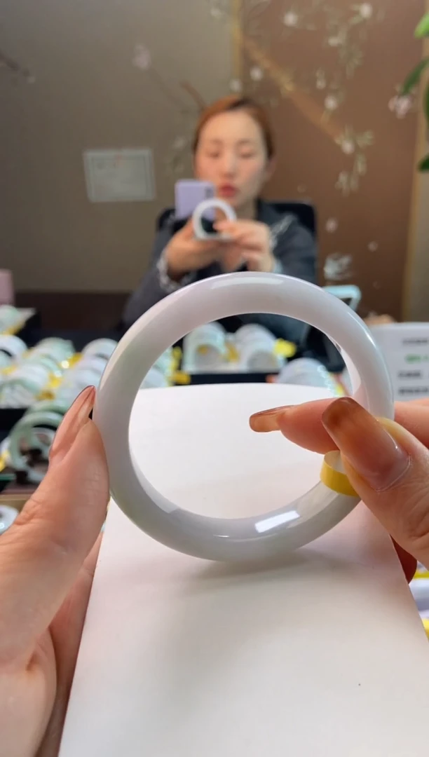 未镶嵌手镯翡翠玥**物55圈口t