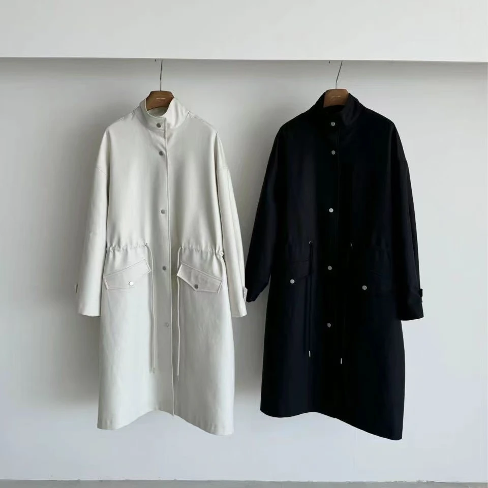 霖与函.简约韩版长款外套百搭