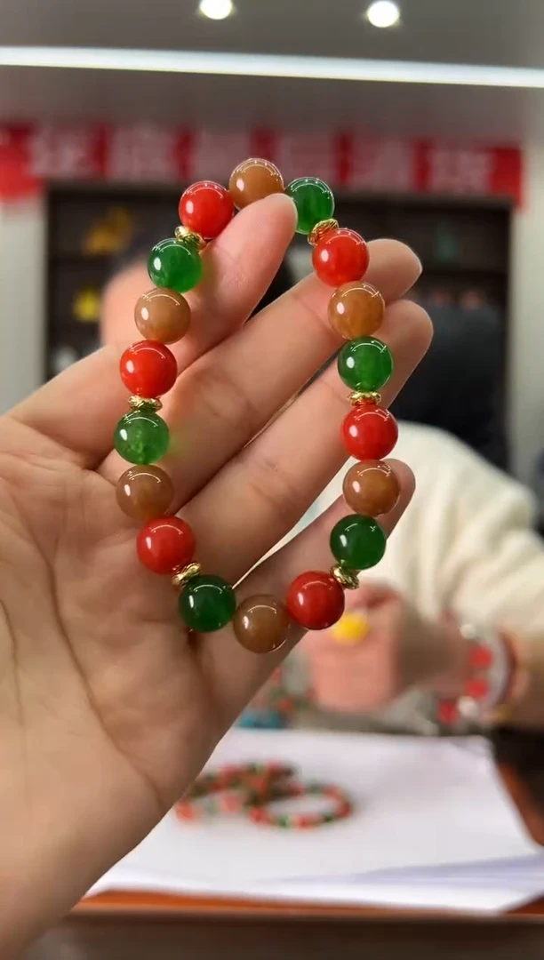 【闪购商品】翡翠手链未镶嵌翡翠多宝YL867S058