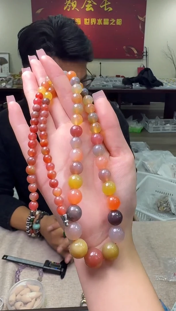 【闪购商品】石英质玉（盐源）项链未镶嵌多样性发一件 373