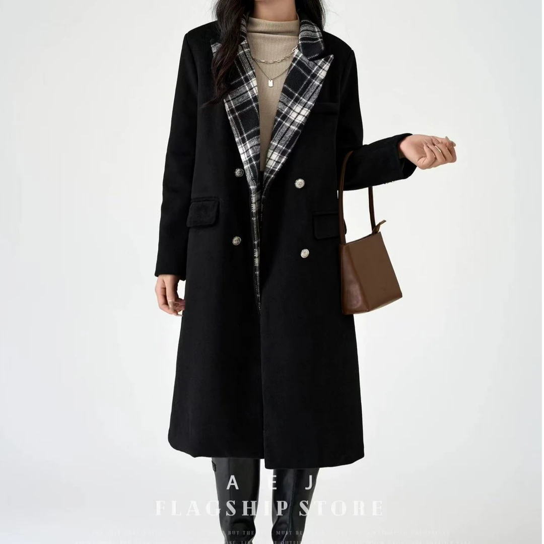 【熙木】高品质百搭毛呢外套3DWJJ2608