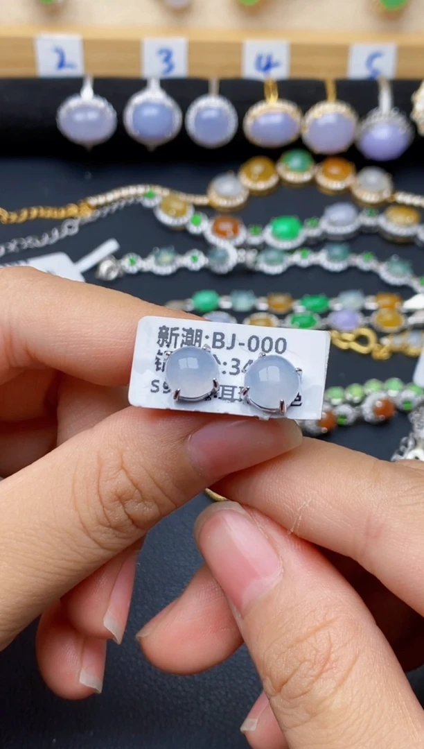银S925镶嵌戒指翡翠1010
