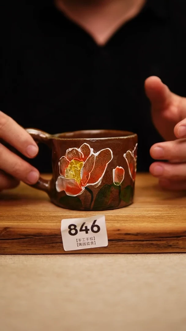 @@陶园瓷舍@@纯手工手绘@高温釉下彩