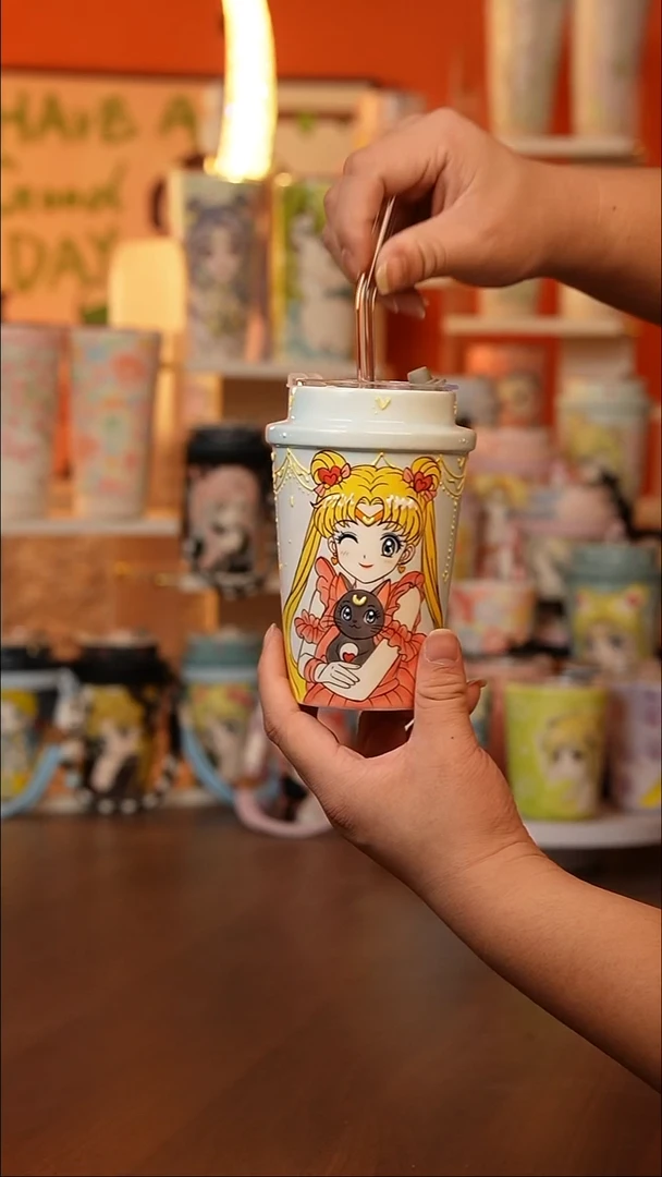 (玉泥）景德镇手工手绘文创陶瓷杯