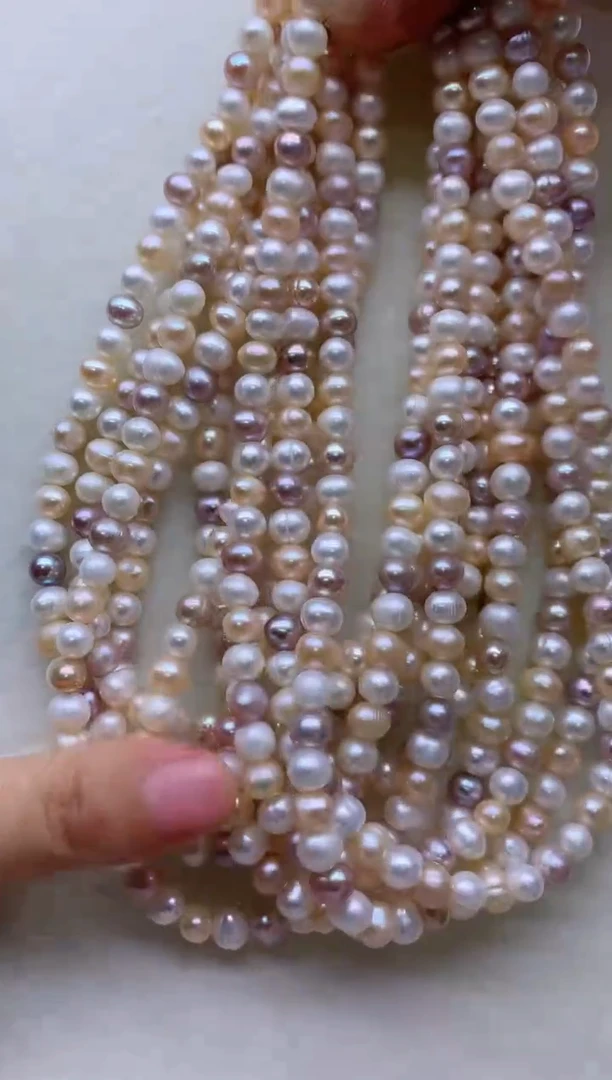 【闪购商品】淡水珍珠项链合金多发其一