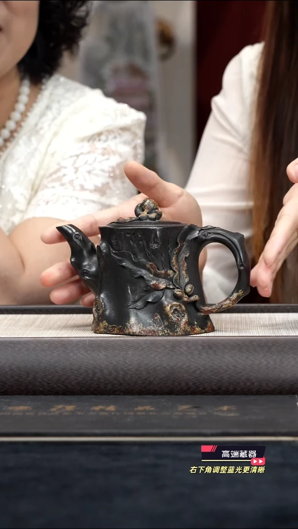 茶壶紫砂【k047】小桃桩宜兴紫砂ZLM