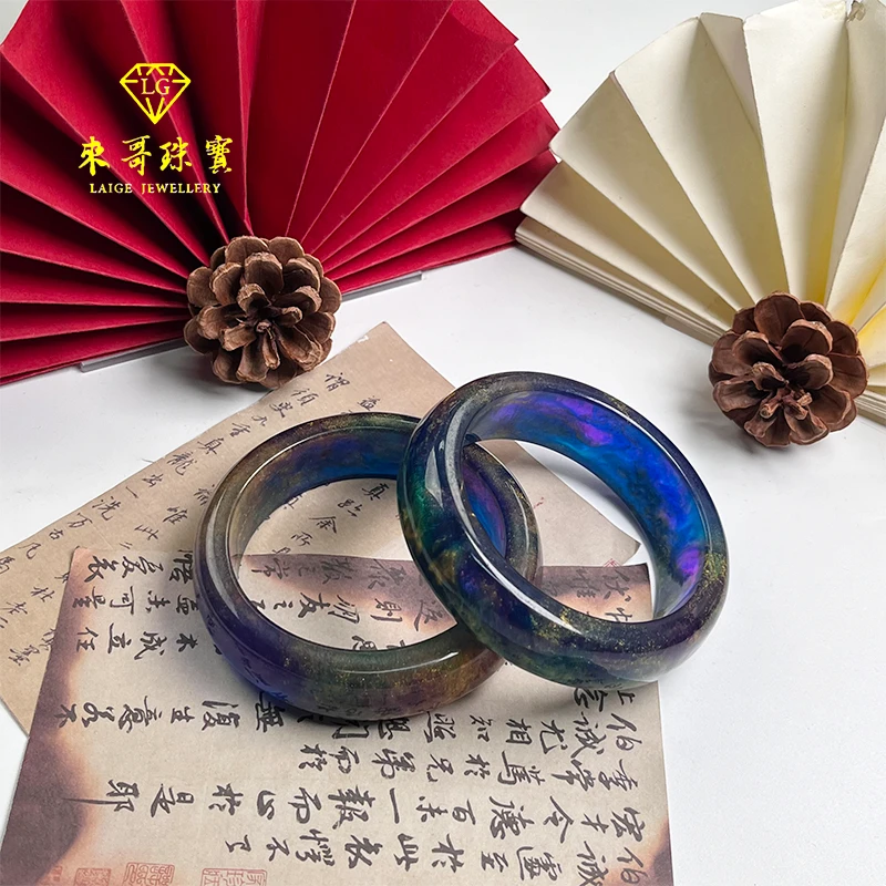 迎冬特惠【贵族甄选】蓝磁天璇轮胎手镯