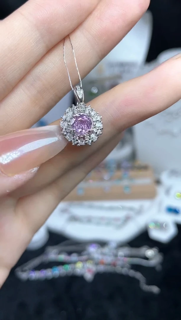 合成立方氧化锆925银编号F0160 吊坠