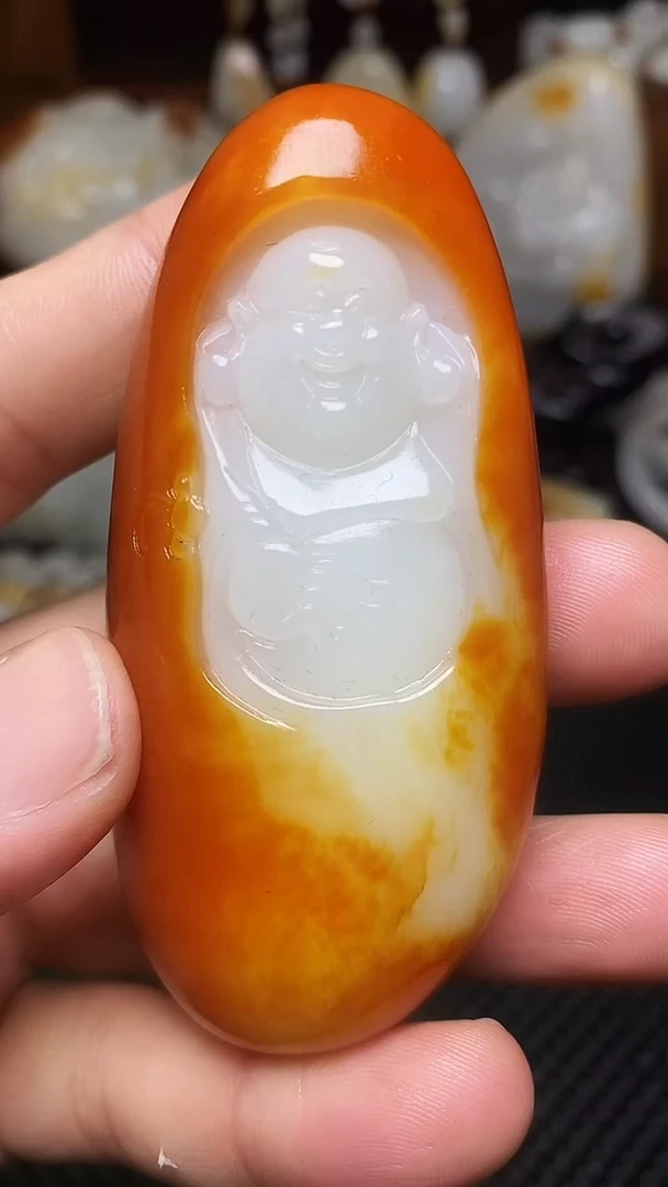 未镶嵌和田玉挂件水*财4