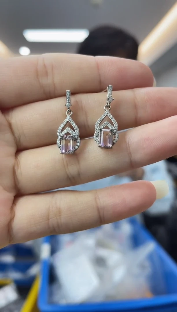 【闪购商品】紫晶·银S925镶嵌多样性一件发货