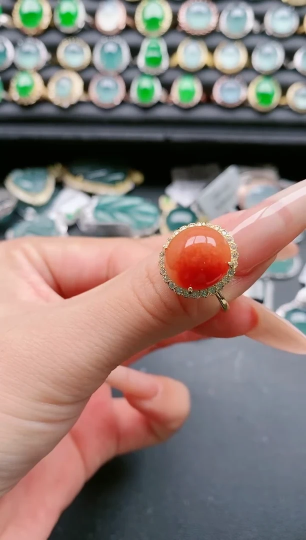 【闪购商品】翡翠戒指银S925镶嵌111111