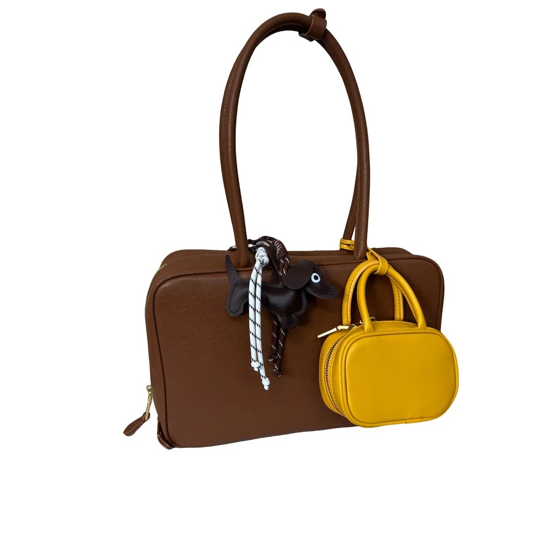 TOLEX 2025 新款时尚女士女包 10854 棕色 公文包 34.5cm