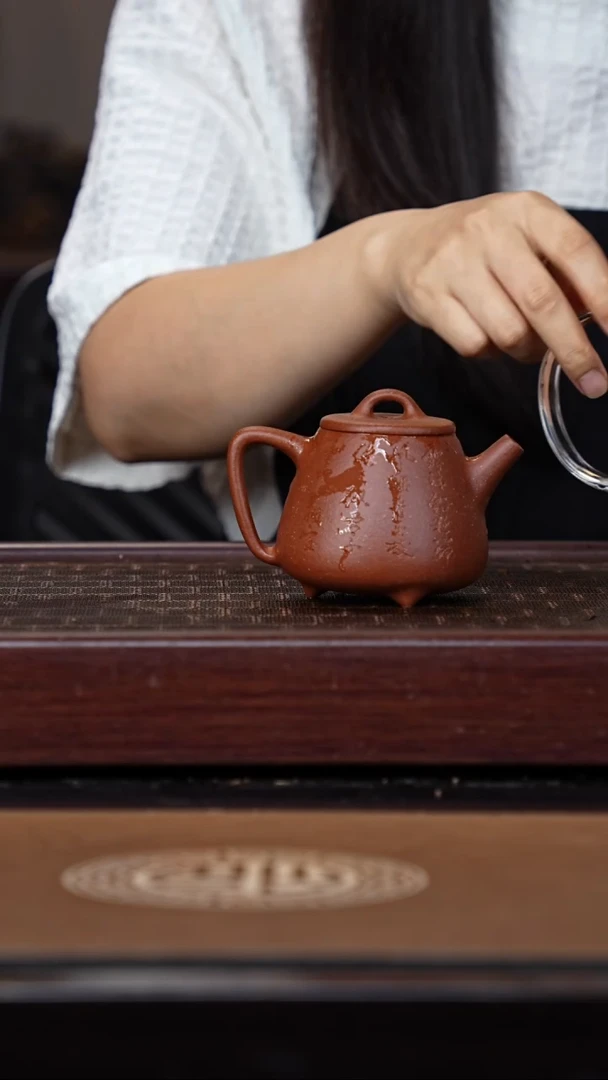 茶壶紫砂小红泥高石瓢